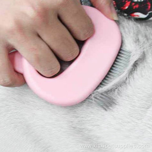 Pets Cat Massage Shell Comb Grooming Hair Removal